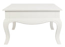 French Provincial 2 Drawer Coffee Table - White