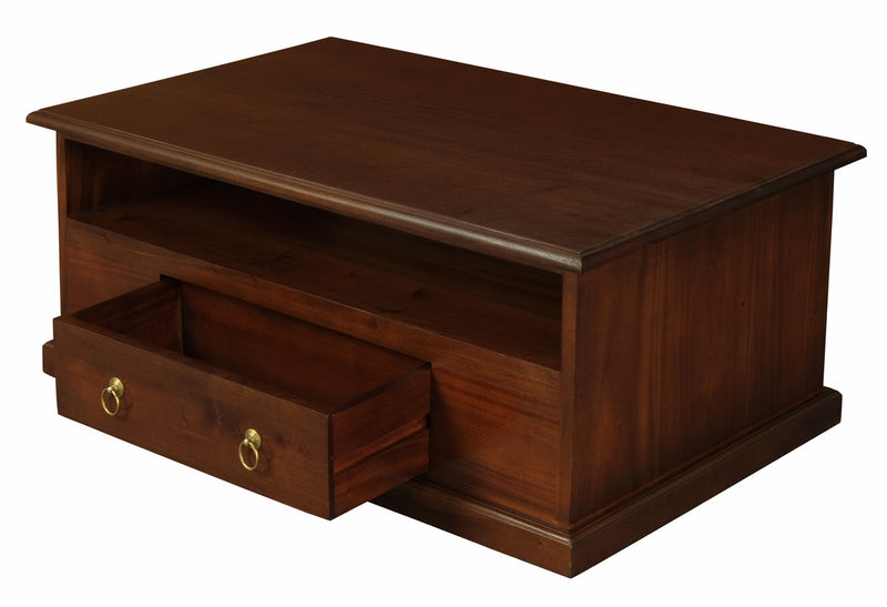 Tasmania 2 drawer Coffee Table - Mahogany