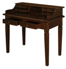 Winston 6 Drawer Solid Timber Writing Desk (Mahogany)