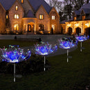 Colourful Fireworks 120 LED Fairy String Lights Starburst Solar Xmas Garden Night Lamp Hot NEW