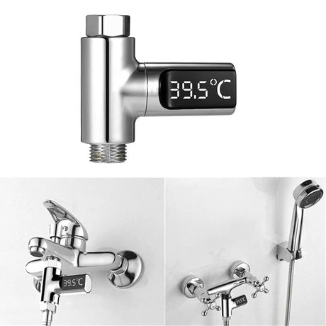 LED Digital Tap Water Temperature Monitor Shower Faucet Kids Safe Thermometer AU