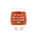 Wine Glass - My Dog Is My Favourite