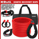 X-BULL Kinetic Recovery Rope Kit soft shackles Recovery Ring 22mm x 9m Dyneema