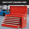 BULLET Pro 9 Drawer Tool Box Chest, Organiser Mechanic Garage Storage Toolbox Set - Red