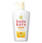 [6-PACK] Lion Japan Hadakara Body Soap Body Wash Smooth Feel Type 480ml (2 Scent Available ) Pure Rose