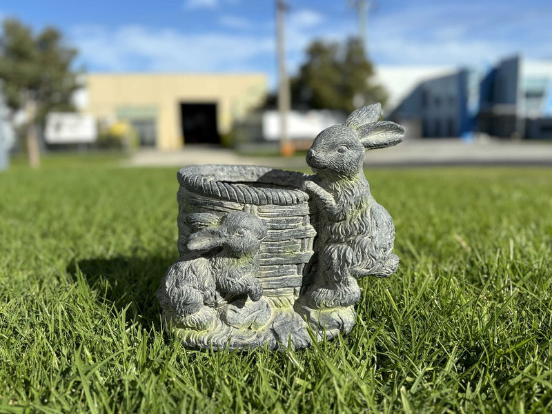 Lovers Rabbits Planter