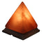 12V 12W Pyramid Himalayan Pink Salt Lamp Carved Rock Crystal Light Bulb On/Off