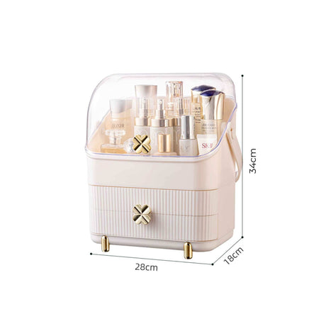 Makeup Display Case Organiser - Cosmetic Storage Jewellery Portable Vanity