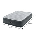 Intex Dura-Beam Deluxe Queen Comfort-Plush Elevated Air Mattress