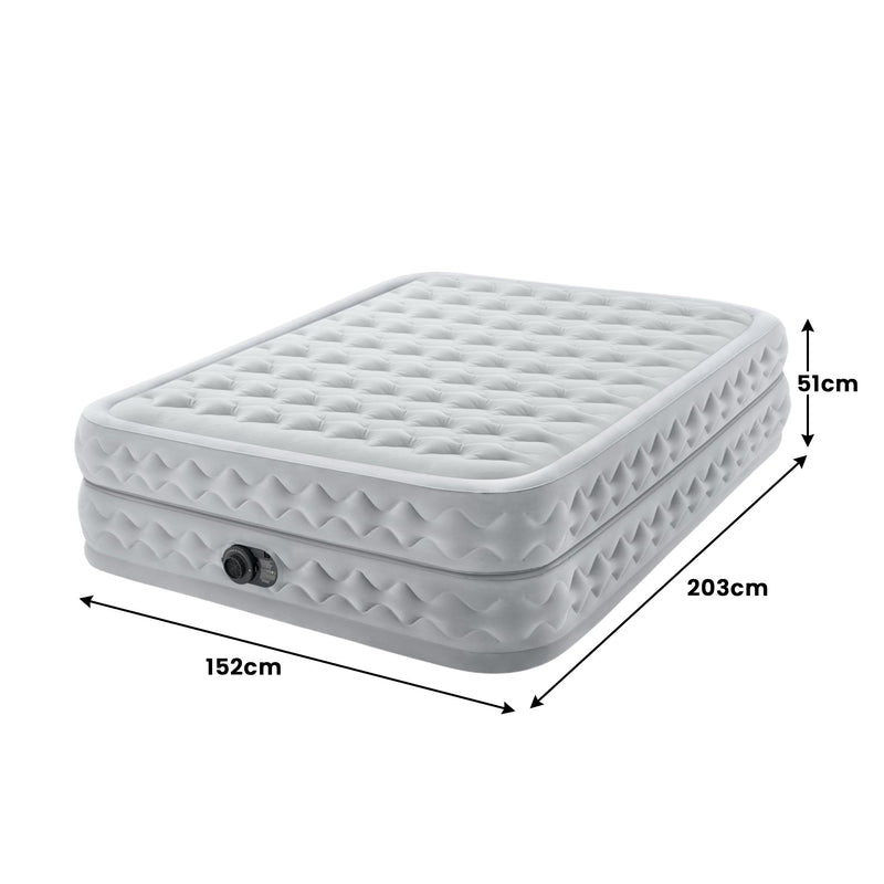 Intex Dura-beam Deluxe Supreme Air-flow Air Mattress - Queen