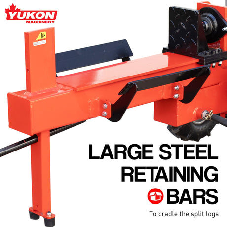 Yukon 15ton Petrol Hydraulic Log Splitter Wood Timber Firewood Block Cutter 196cc