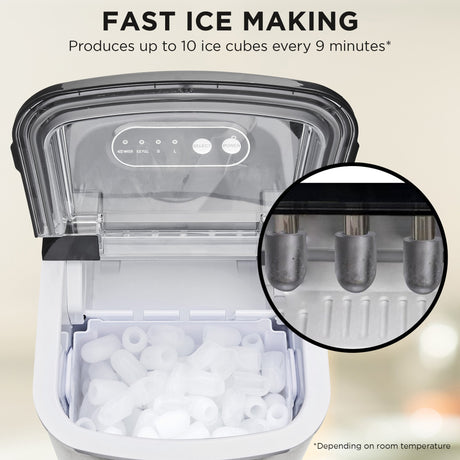 Morphy Richards 15kg Ice Maker in Stainless Steel