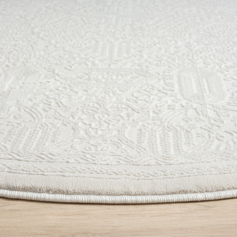 Grande Jacquard Rug - Ivory - 120x170