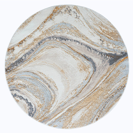 Avani Marble Rug - Sand - 160x160