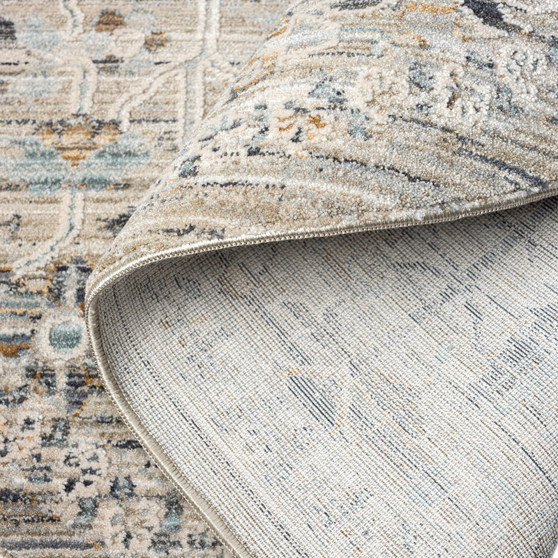 Aubre Contemporary Area Rug - Taupe - 160x160