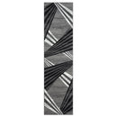 Adore Geometric Textural Rug - Grey - 200x200