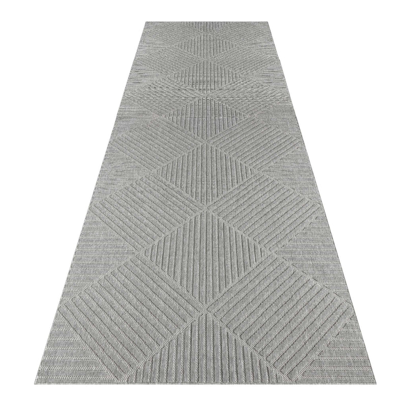 Alpha Outdoor Rug - Light Grey - 240x330