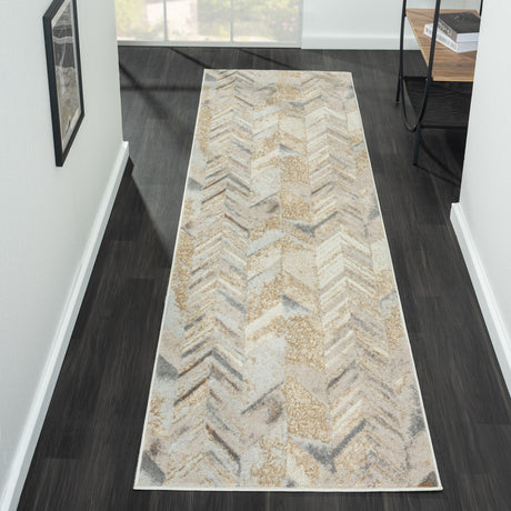 Avani Marble Rug - Stone - 300x400