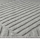 Alpha Outdoor Rug - Light Grey - 300x400