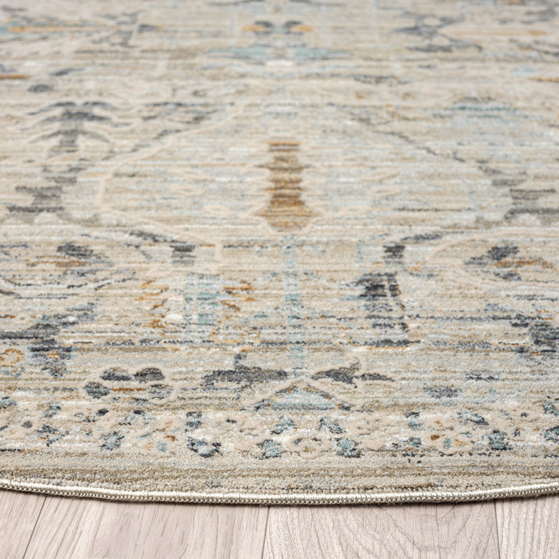 Aubre Contemporary Area Rug - Taupe - 300x400