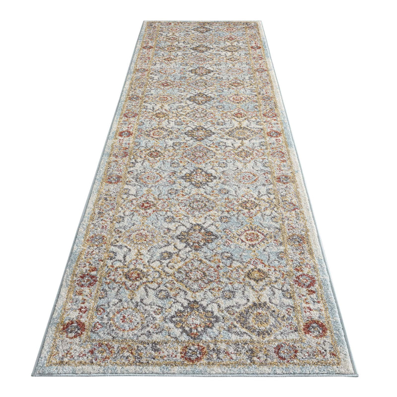 Asher Country Rug - Blue - 300x400