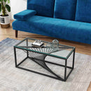 Eleganza Glass Enclave Coffee Table