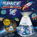 Space Capsule Projector Night Light Kids STEM Toy - Space Planet