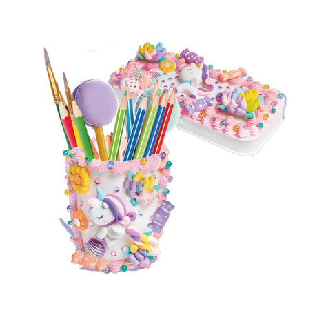 Colorato Creamy Stationery Set - Super Clay and Charms DIY Craft Kit for Kids