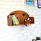 Wooden Wall Mounted Book Shelf Bear theme for children's room