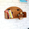 Wooden Wall Mounted Book Shelf Bear theme for children's room