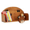 Wooden Wall Mounted Book Shelf Bear theme for children's room