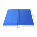 YES4PETS Medium Pet Cool Gel Mat Dog Cat Bed Non-Toxic Cooling Dog Summer Pad 50 x 40 cm