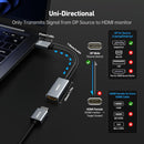 BENFEI 4K DisplayPort to HDMI Adapter, (2K 60Hz, 1080p 120Hz) Uni-Directional Display Port to HDMI Monitor Converter