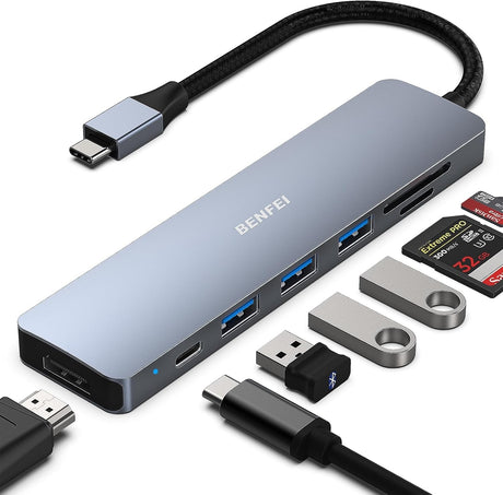 BENFEI USB C HUB 7-in-1