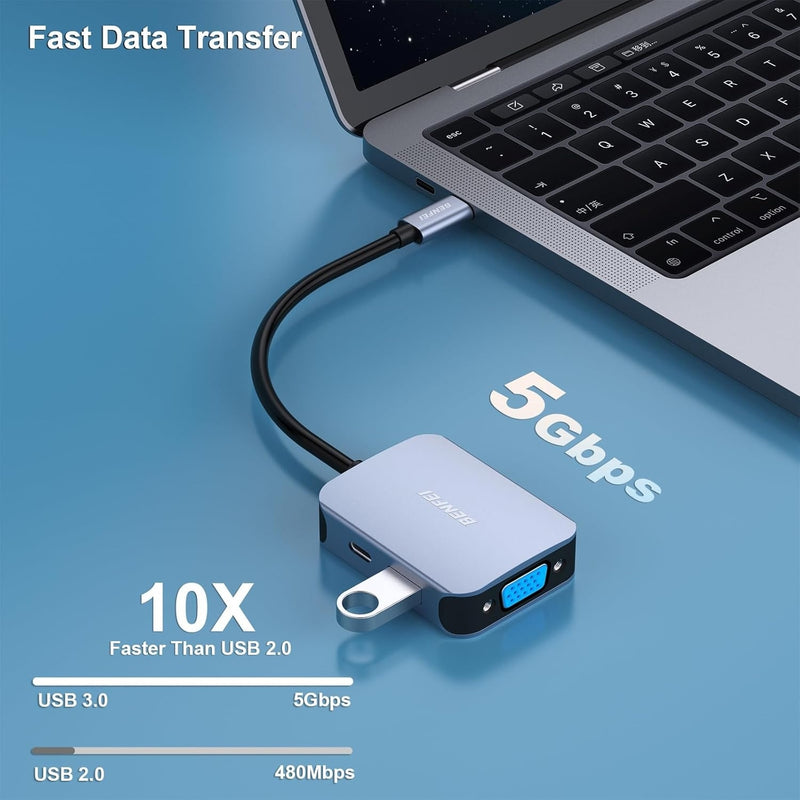 BENFEI USB C HUB 4-in-1