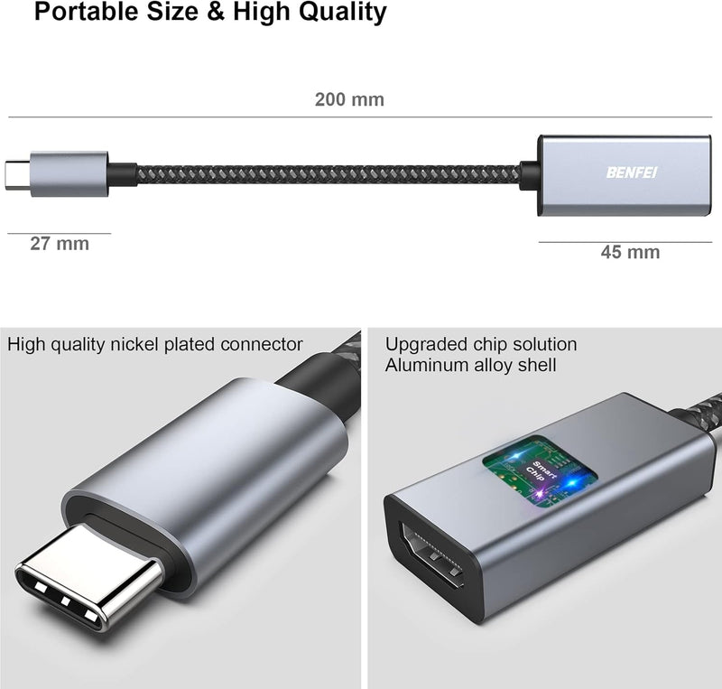 BENFEI USB C to HDMI Adapter