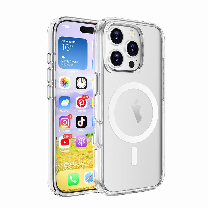 Ultimake Shockproof Transparent Magsafe Cover Case for iPhone 16 Plus