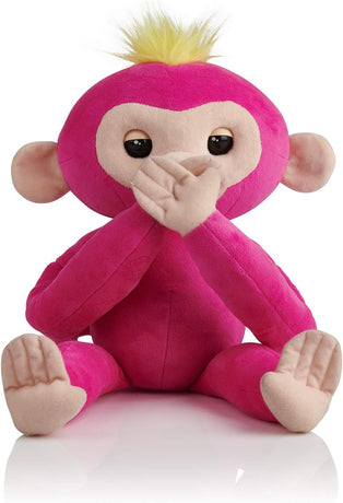 Fingerlings HUGS - Bella (Pink) Advanced Interactive Plush Monkey