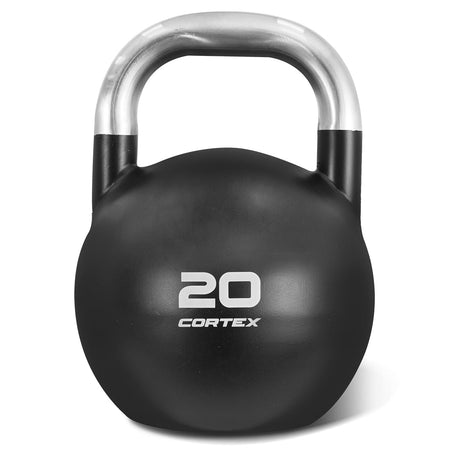 CORTEX 8kg to 32kg Commercial Steel Kettlebell V2 Package with Kettlebell Stand