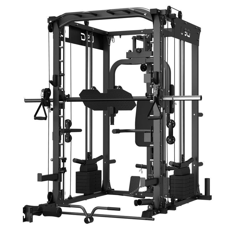 LSG GRK200 10-in-1 Home Gym Station, Power Rack, Smith Machine and Cable Crossover