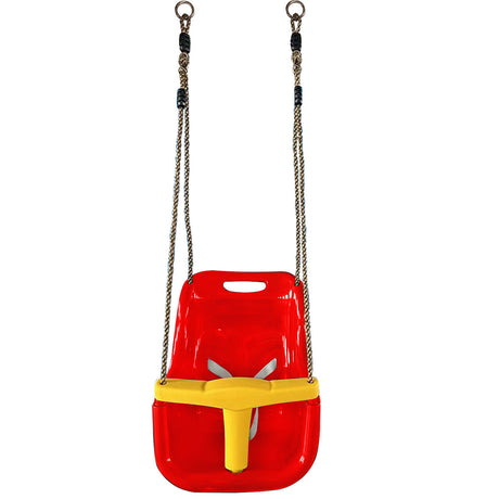 Lifespan Kids Baby Seat - Red & Yellow (Short Rope, 54cm)