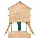 Lifespan Kids Winchester Cubby House with Elevation Platform and Green Slide