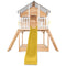 Lifespan Kids Winchester Cubby House with Elevation Platform and Yellow Slide