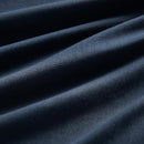 CleverPolly Vintage Washed Microfibre Sheet Set with 1 Pillowcase - Navy - Single