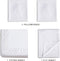 CleverPolly Vintage Washed Microfibre Sheet Set with 1 Pillowcase - White - Single