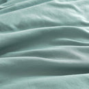 CleverPolly Vintage Washed Microfibre Sheet Set with 2 Pillowcases - Seafoam - King