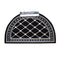 Mason Half Moon Bath Mat Black