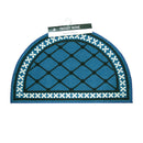 Mason Half Moon Bath Mat Blue