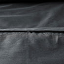 Accessorize Charcoal 400TC Charcoal Bamboo Cotton Double Stitched Quilt Cover Set Queen