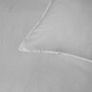 Accessorize Grey 400TC Grey Bamboo Cotton Double Stitched Quilt Cover Set Super King